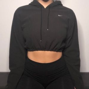 Nike Tops - NIKE Fleece Crop Hoodie Nike Tops - NIKE Fleece Crop Hoodie